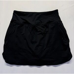 G Gradual Athletic Skirt Skort Womens Medium Black Stretch Sports Golf Tennis
